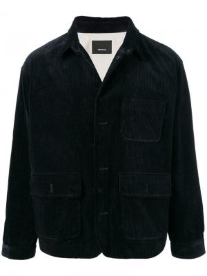 Вельветовая куртка 08Sircus. Цвет: синий