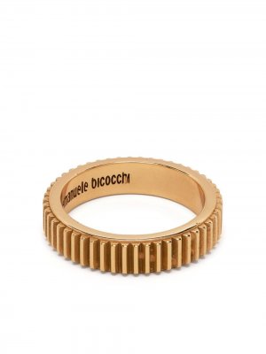 Фактурное кольцо Emanuele Bicocchi. Цвет: золотистый