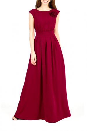Платье Olivegrey. Цвет: бордовый