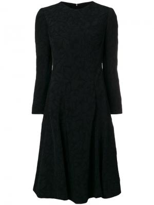 Платье жаккардовое William Vintage. Цвет: черный