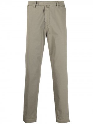 Прямые брюки чинос Briglia 1949. Цвет: зеленый