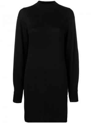 Платье свитер с длинным рукавом Rag & Bone. Цвет: черный