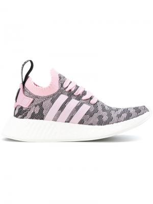 Кроссовки  Originals NMD_R2 Primeknit adidas. Цвет: розовый