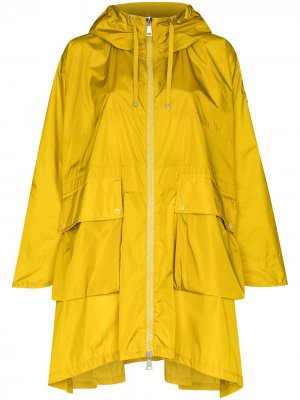 Легкая куртка на молнии Moncler. Цвет: желтый