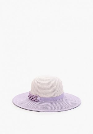 Шляпа Fabretti. Цвет: фиолетовый