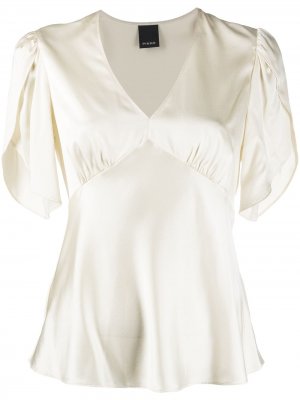 Блузка с расклешенными рукавами Pinko. Цвет: нейтральные цвета