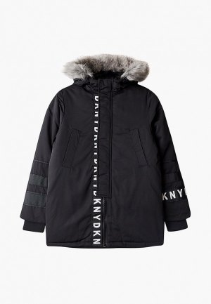 Куртка утепленная DKNY. Цвет: черный
