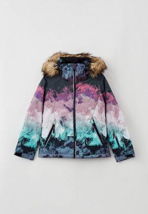 Куртка сноубордическая Roxy. Цвет: разноцветный
