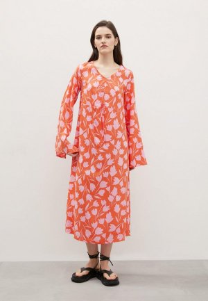 Платье Finn Flare. Цвет: оранжевый
