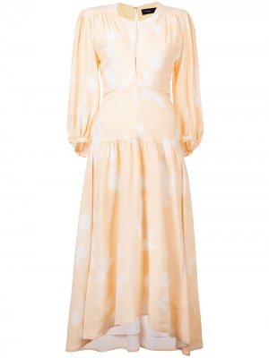 Платье Cady с принтом Proenza Schouler. Цвет: нейтральные цвета