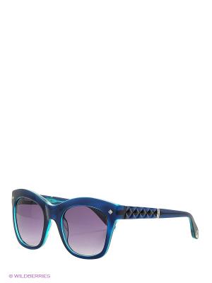 Солнцезащитные очки BLD 1611 101 Baldinini. Цвет: синий, голубой