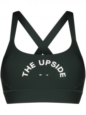 Спортивный бюстгальтер Paola с логотипом The Upside. Цвет: зеленый