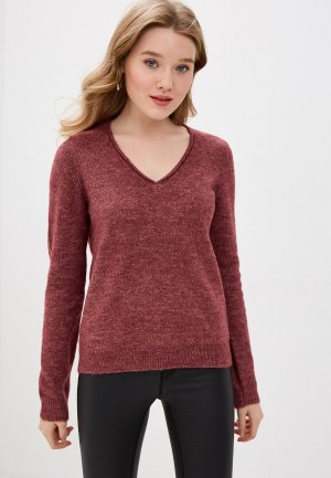 Пуловер Vero Moda. Цвет: бордовый