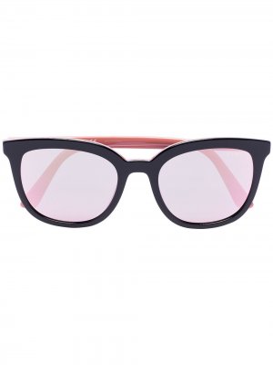 Солнцезащитные очки в квадратной оправе Prada Eyewear. Цвет: черный