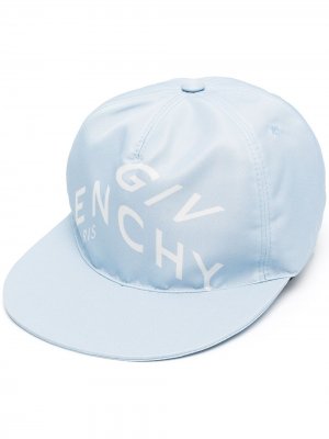 Бейсболка с логотипом Givenchy. Цвет: синий