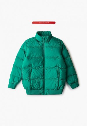 Куртка утепленная Tommy Hilfiger. Цвет: зеленый