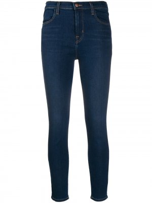 Укороченные джинсы кроя слим J Brand. Цвет: синий