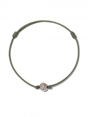 18kt rose gold & diamond Orb charm bracelet Shamballa Jewels. Цвет: черный, розовый, olive