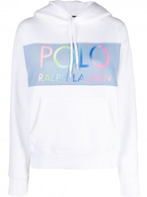 Худи с логотипом Polo Ralph Lauren. Цвет: белый