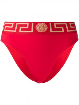 Плавки бикини Greca Key Versace. Цвет: красный