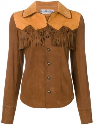 Рубашка в ковбойском стиле Jessie Western. Цвет: коричневый
