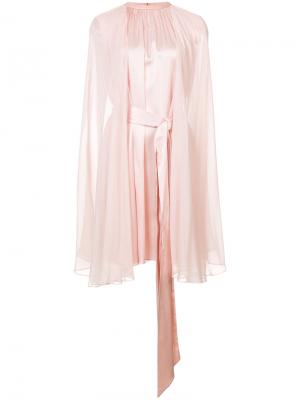 Платье Galtero Thomas Wylde. Цвет: розовый и фиолетовый