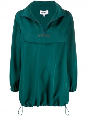 Куртка с логотипом Kenzo. Цвет: зеленый