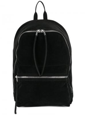 Рюкзак на молнии Rick Owens DRKSHDW. Цвет: чёрный