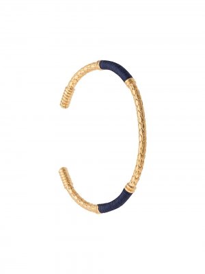 Textured cuff bracelet Aurelie Bidermann. Цвет: золотистый