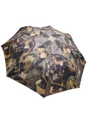 Зонт Edmins. Цвет: темно-коричневый, персиковый, терракотовый