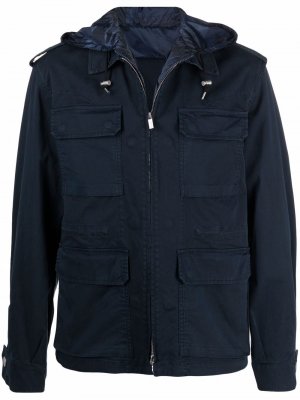 Легкая куртка с карманами Sun 68. Цвет: синий