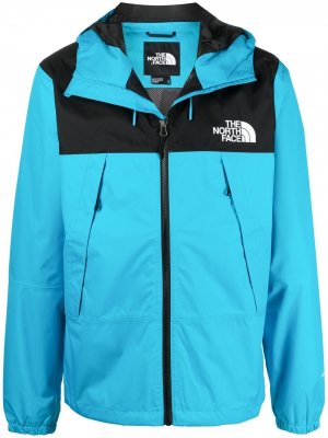 Куртка 1990 Mountain Q в стиле колор-блок The North Face. Цвет: синий