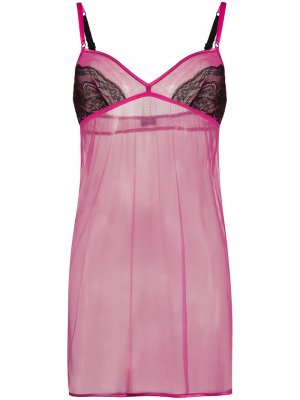 Полупрозрачная ночная сорочка Dolce & Gabbana. Цвет: розовый
