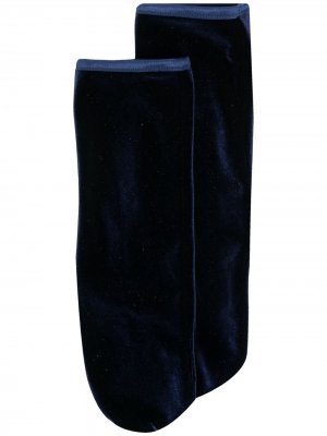 Бархатные носки Simone Wild. Цвет: синий
