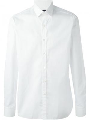 Классическая рубашка LANVIN. Цвет: белый