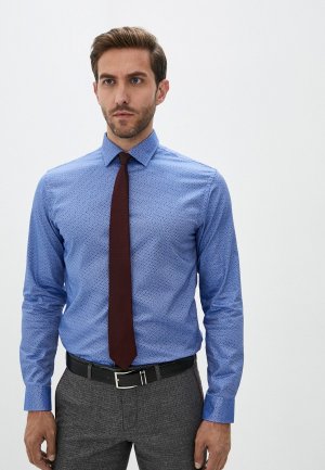 Рубашка Selected Homme. Цвет: синий