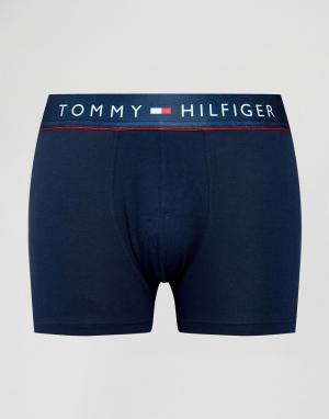 Темно-синие боксеры-брифы Tommy Hilfiger. Цвет: темно-синий