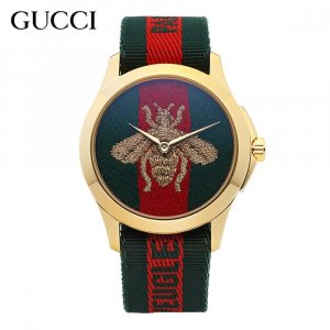 Кожаные часы  Watch Bee унисекс YA126487 Gucci