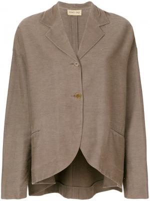Пиджак с длинным рукавом Romeo Gigli Pre-Owned. Цвет: коричневый