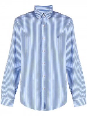 Поплиновая рубашка в полоску Polo Ralph Lauren. Цвет: белый