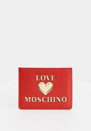 Визитница Love Moschino. Цвет: красный