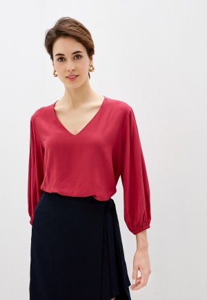 Блуза Sela. Цвет: бордовый