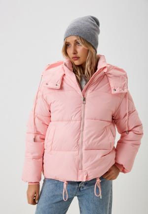 Куртка утепленная Lakressi. Цвет: розовый