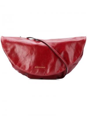 Полукруглая сумка с откидным клапаном L'Autre Chose. Цвет: красный