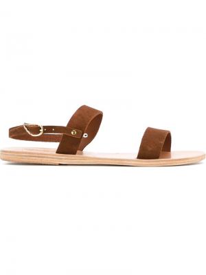 Сандалии Clio Ancient Greek Sandals. Цвет: коричневый
