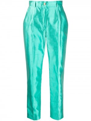 Укороченные брюки Dolce & Gabbana. Цвет: зеленый