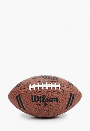 Мяч футбольный Wilson. Цвет: коричневый