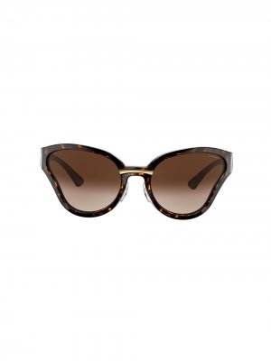 Солнцезащитные очки Catwalk Prada Eyewear. Цвет: коричневый
