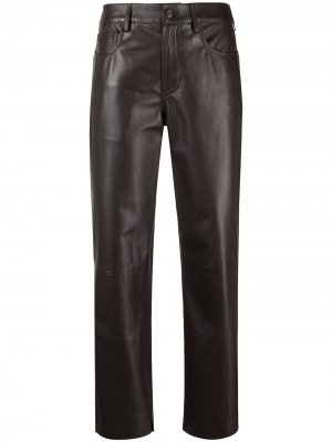Укороченные брюки Drome. Цвет: коричневый
