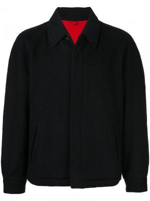 Пальто с косым воротником Comme Des Garçons Pre-Owned. Цвет: синий